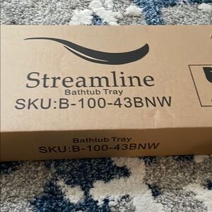 Elegant Brown Bathtub Tray